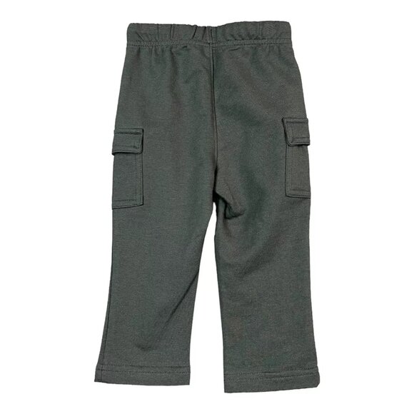 3 Jumping Beans Baby Infant Boys French Terry Cargo Pants Size 12-18M Black Gray - Picture 7 of 12